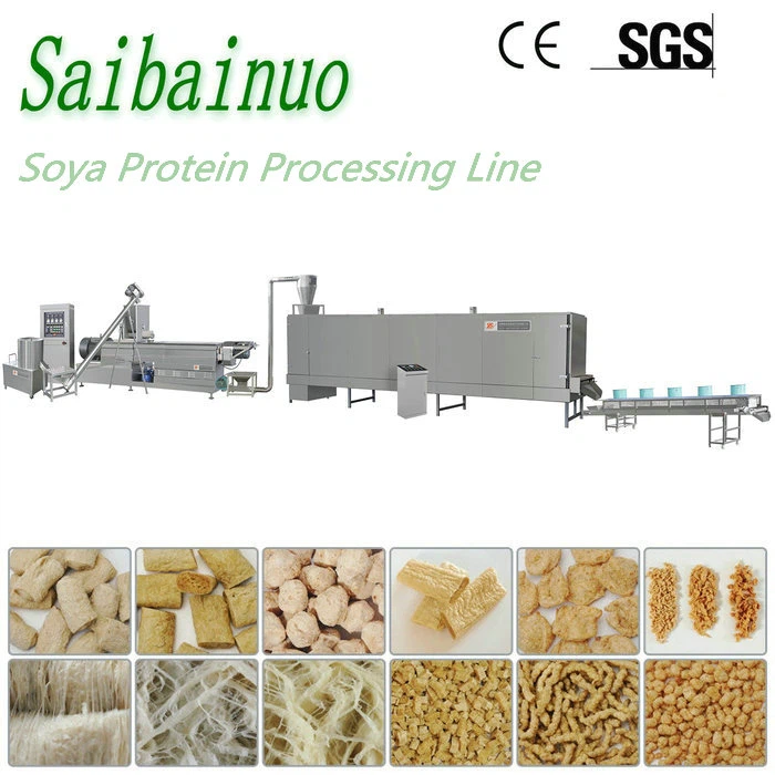 Big Capacity Fiber Soya Textured Vegetarian Soy Protein Machine